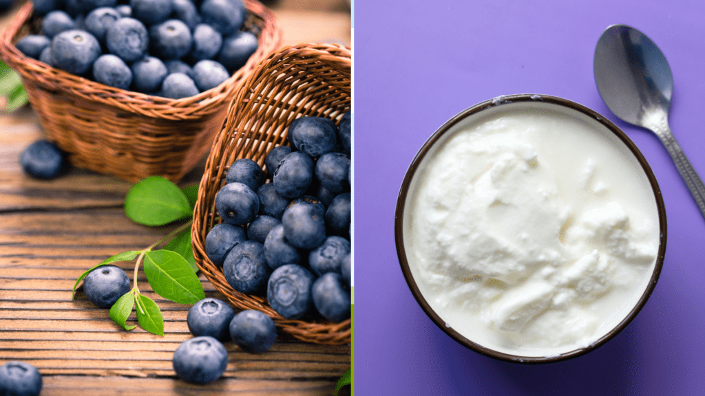 keratin treatment at home - Blueberry & Yogurt 