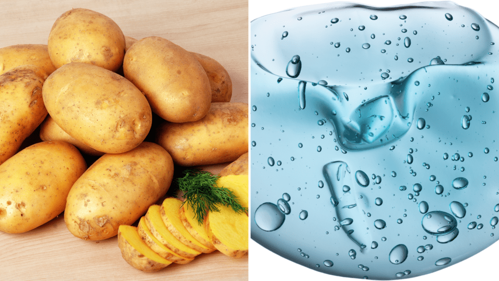 potato for face - potato + glycerin